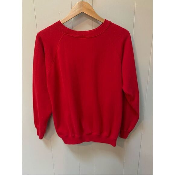 Hanes Sport Red Crewneck Sweatshirt Large - Picture 2 of 5